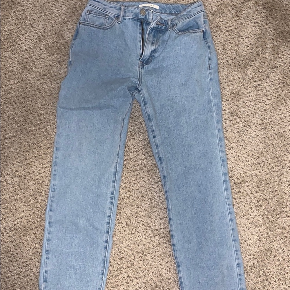 Basic blue mom jeans